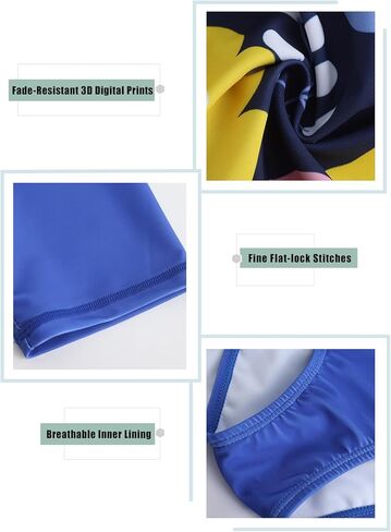 Girls One Piece Swimsuits Bathing Suit for Kids Girls Summer Swim Dress Short Sleeve Swimwear 3-16 Years in Saudi Arabia
