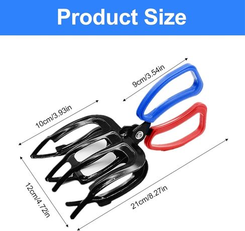 1 قطعة ترقية 3 قابض سمك مخلب، 2024 كماشة صيد معدنية جديدة قابض للتحكم في الأسماك، قابض سمك محمول، كماشة صيد متعددة الوظائف بثلاثة أسنان لمعظم أسماك المياه العذبة وحامل معالجة in Kuwait