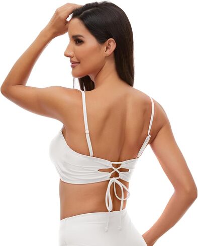 Annbon Women Bandeau Swimsuit Top Tube Top Bikini Strapless Bikini Top for Women in Kuwait