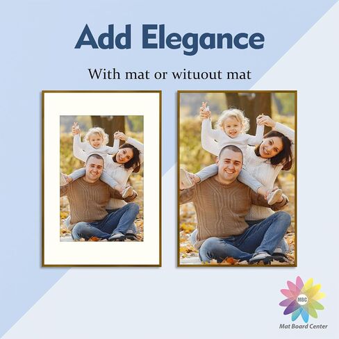 Mat Board Center, 13X19 Aluminum Picture Frames Set of 3 - Wall Display - for Art, Prints, Photos, Prints And More (Bronze, 13X19) in Kuwait