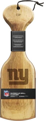 NFL BBQ Grill Cleaner - 100% Natural Acacia Wood Scraper Cleaner - Safe to Use Grill Brush Scraper - Ideal Gift for the Loyal Sports Fan in Saudi Arabia