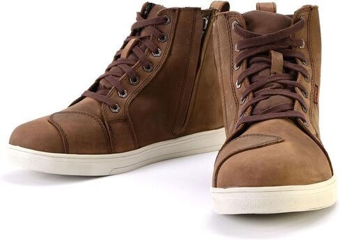Milwaukee Leather MBM9113 Men's Brown Wateproof Leather Motorcycle Reinforced Casual Riding Shoes w/Ankle Support in Saudi Arabia