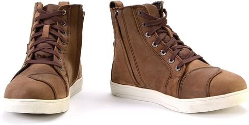 Milwaukee Leather MBM9113 Men's Brown Wateproof Leather Motorcycle Reinforced Casual Riding Shoes w/Ankle Support in Saudi Arabia