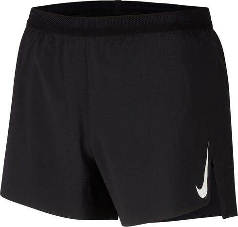 Nike Men's AEROSWIFT 4" Running Short Medium Black in Saudi Arabia