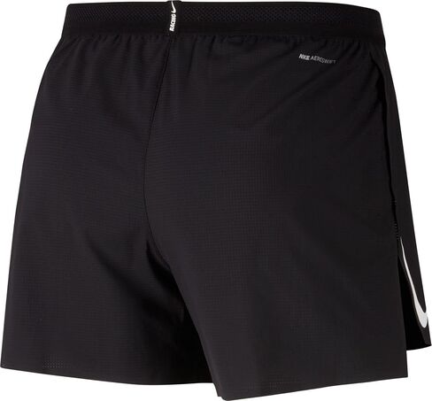 Nike Men's AEROSWIFT 4" Running Short Medium Black in Saudi Arabia