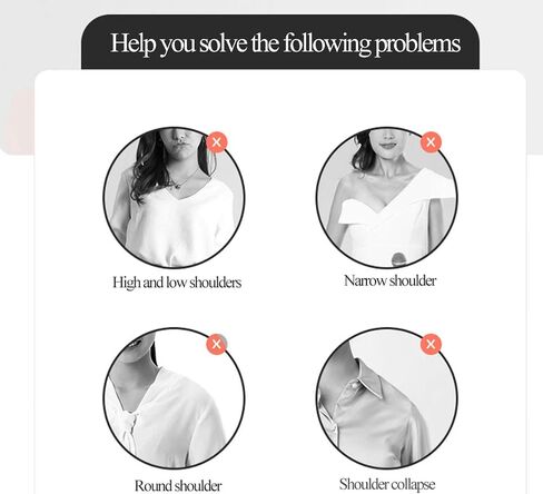 1 Pair Shoulder Pads Covered Set-in Shoulder Pads Sewing Foam Pads for Woman Man Blazer T-Shirt Suit Clothes in Saudi Arabia
