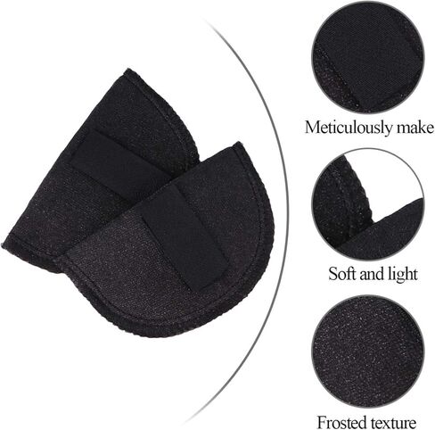 1 Pair Shoulder Pads Covered Set-in Shoulder Pads Sewing Foam Pads for Woman Man Blazer T-Shirt Suit Clothes in Saudi Arabia