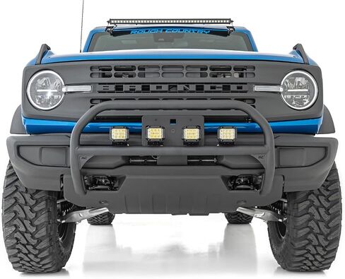 Rough Country Black Nudge Bar for 2021-2022 Ford Bronco - 51045 in Saudi Arabia