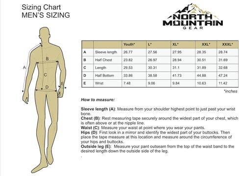 North Mountain Gear - سترة صيد مموهة بأوراق الشجر - سلسلة الدليل in Kuwait
