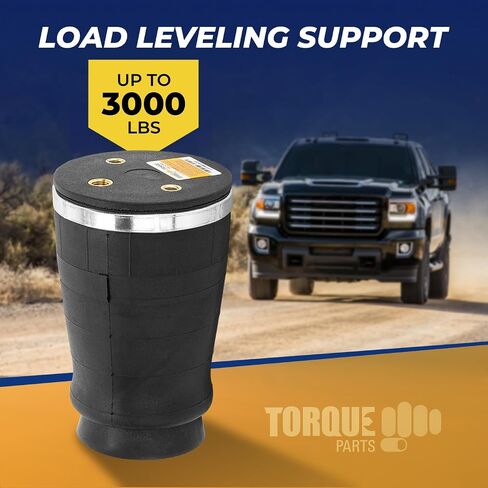 طقم تعليق كيس الهواء TORQUE لـ 2009-2014 Ford F150 2WD 4WD F-150 حقيبة مساعد خلفي سحب زنبركي 5000 رطل (يستبدل Firestone Ride Rite 2525) (TR2525) سنة المجموعة الكاملة: 2009-2014 in Kuwait