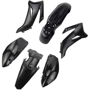 Motorcycle Fairing for Yama&ha TTR110 TTR 125 2008 2009 2010 2011 2012 2013 2014 2015 & 110-200CC Dirt Bike Fairing Body Kit, Black in Saudi Arabia