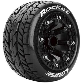 Louise RC LT3188SB St-Rocket 1/16 Stadium Truck Tires 12mm Hex Soft Mtnd On Blk(2) in Kuwait