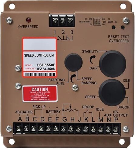 Engine Governor ESD5550E Governor Control Unit Module Generator Electronic Governor ESD5550 in Saudi Arabia