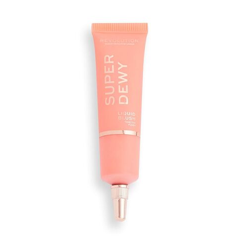 Revolution Beauty, Superdewy Liquid Blush, Richly Pigmented & Buildable, Blendable Formula, Blush Me Up, 0.5 Fl. Oz. in Kuwait