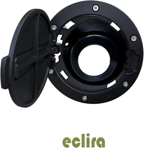 Fuel Filler Door Cap Black Fuel Cover Cap Fit for Jeep Wrangler 2007-2017 JK/Unlimited (2D/4D) - Includes US Flag Accessories, Aluminum & ABS，Design， Stylish & Durable for Off-Road in Saudi Arabia