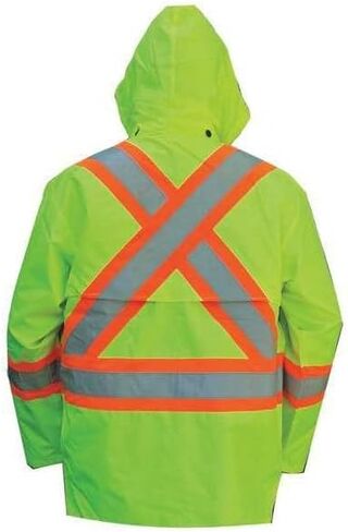 جاكت المطر المقاوم للماء 150D Hi-Vis من Viking Open Road ، أسود، 6323JB in Saudi Arabia