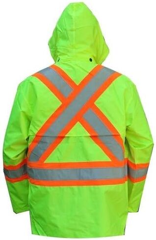 جاكت المطر المقاوم للماء 150D Hi-Vis من Viking Open Road ، أسود، 6323JB in Saudi Arabia