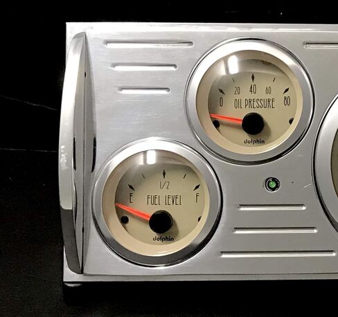 Dolphin Gauges 1941 1942 1943 1945 1946 Chevy Truck 5 GPS Gauge Dash Panel Beige in Saudi Arabia