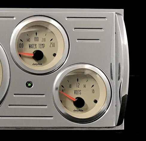 Dolphin Gauges 1941 1942 1943 1945 1946 Chevy Truck 5 GPS Gauge Dash Panel Beige in Saudi Arabia