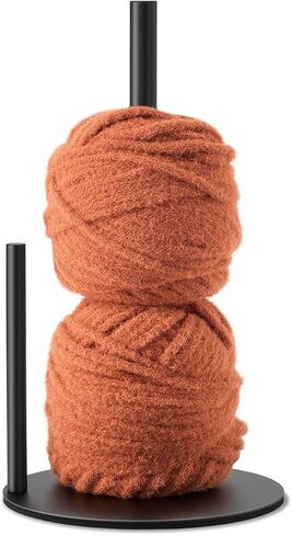 Stainless Steel Yarn Holder for Crocheting and Knitting, Stainless Steel Yarn Storage Stand with Anti-Slip Pads, Crochet Gift for Knitting Lovers in Saudi Arabia
