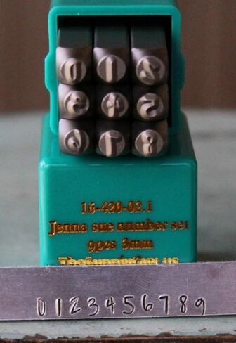Supply Guy 3mm Jenna Sue Font Metal Stamp Letter Set, Available in Uppercase, Lowercase or Combination Set (Lowercase (SGCH-JSL3MM)) in Saudi Arabia
