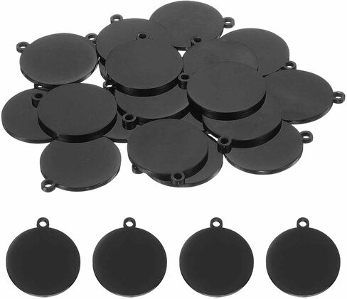 HARFINGTON Round Stainless Steel Tags Circle Stamping Polished Plating Blanks with External Hole in Saudi Arabia