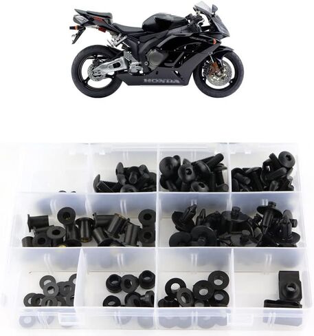 Xitomer Fairing Bolts Kits Compatible with CBR1000RR 2004 2005 CBR1000RR Mounting Kits Washers Nuts Fastenings Clips Grommets in Saudi Arabia