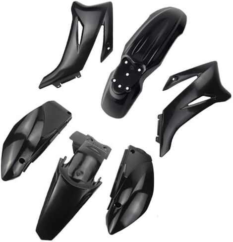 هدية الدراجة النارية لـ Yama&ha TTR110 TTR 125 2008 2009 2010 2011 2012 2013 2014 2015 & 110-200CC طقم هيكل الدراجة الترابية، أسود in Saudi Arabia