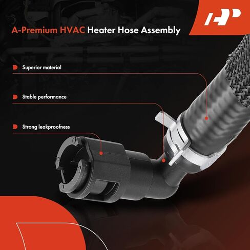 مجموعة خط أنابيب خرطوم سخان HVAC من A-Premium مع مشابك وأكمام واقية مرفقة متوافقة مع شيفروليه أبلاندر 2005-2009 وبويك تيرازا 2005-2007 وبونتياك مونتانا وساتورن ريلاي in Saudi Arabia