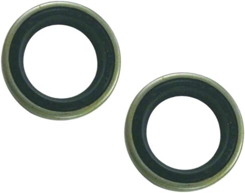 2Pcs Oil Seal Fit for Stern Drive 65HP 75HP 80HP 90HP 95HP Engine 9-76103 26-30727 26-31489 85600 18-2007 26-94038 in Saudi Arabia