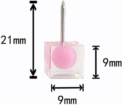 80 Pcs Push Pins in 5 Assorted Jelly Colors, Thumb Tacks with Steel Point for Bulletin & Cork Boards, Office, Home Wall Decor. (Square) in Saudi Arabia