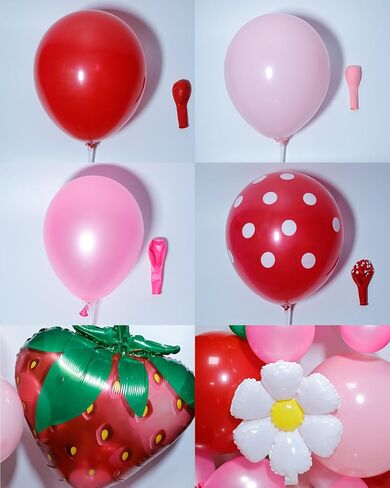 NeoVita Christmas Balloons Garland Arch Kit, 133PCS Red Green White Xmas Balloons Different Sizes 18 12 5 Inch with Candy,Cane,Star Foil Balloons for Christmas Party Decorations Indoor in Saudi Arabia