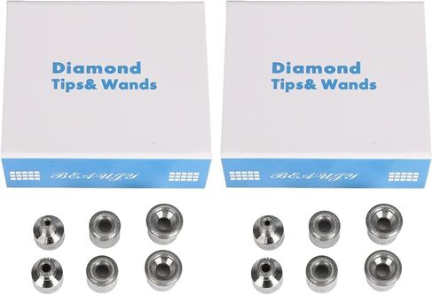 Uonlytech Skin Care Accessories 1pc Diamond Dermabrasion Tips Replacement Tips Dermabrasion Machine Heads for Facial Peeling Skin Cleansing Diamond Dermabrasion Head in Kuwait