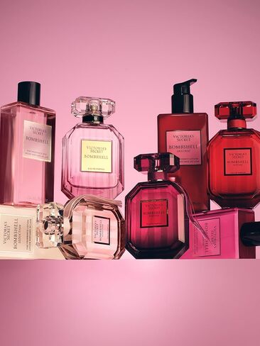 مجموعة هدايا ثنائية العطر بومبشيل ميني من فيكتوريا سيكريت: عطر صغير ولوشن للسفر in Kuwait