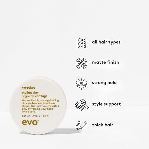 EVO Cassius Styling Clay - Adds Texture with Long Lasting Style in Kuwait