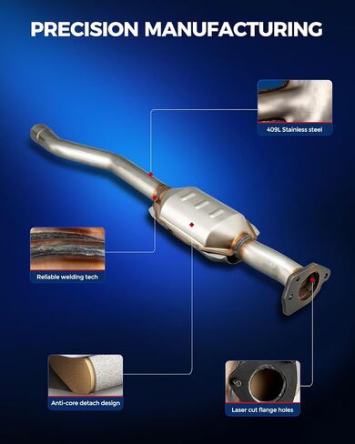 KAX Front Catalytic Converter Kit Direct-Fit Fits for Chevy Cruze 2011 2012 2013 2014 2015, Sonic 2012-2017, Cruze Limited 2016, L4 1.8L Catalyst Converter OE# 16657 641449 50511 - EPA Compliant in Saudi Arabia