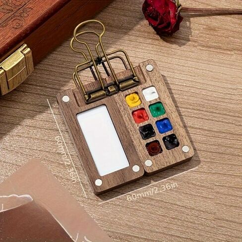 Small Travel Watercolor Palette - This Includes a 8-Unit Portable Palette for Various Festivals and Gatherings (1PCS Palette) in Saudi Arabia