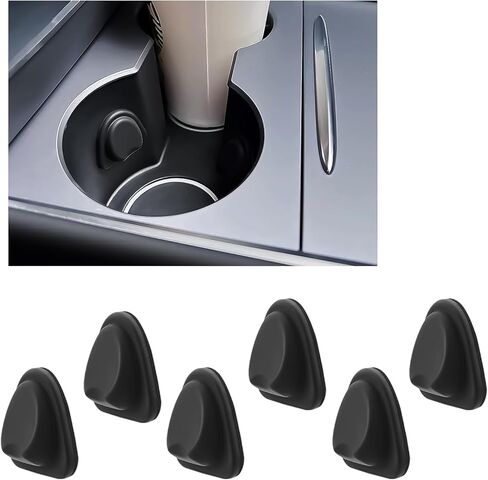 6PCS Upgraded Car Cup Holder Insert,Self-Adhesive Silicone Cup Holder Inserts for Car for Firmly Fixing Water Cups,Universal Anti-Slip Cars Cupholder Insert Cars Accessories in Saudi Arabia