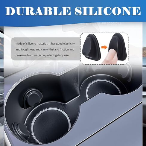 6PCS Upgraded Car Cup Holder Insert,Self-Adhesive Silicone Cup Holder Inserts for Car for Firmly Fixing Water Cups,Universal Anti-Slip Cars Cupholder Insert Cars Accessories in Saudi Arabia