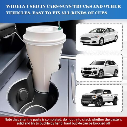 6PCS Upgraded Car Cup Holder Insert,Self-Adhesive Silicone Cup Holder Inserts for Car for Firmly Fixing Water Cups,Universal Anti-Slip Cars Cupholder Insert Cars Accessories in Saudi Arabia