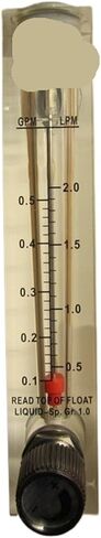 LZM-15 Flowmeter Flow Meter Indicator Counter with Controller Valve Liquid G1/2 DN15 0.1-0.5GPM 0.1-2.0LPM 2-18LPM(0.1-0.5GPM 0.1-2.0L) in Saudi Arabia