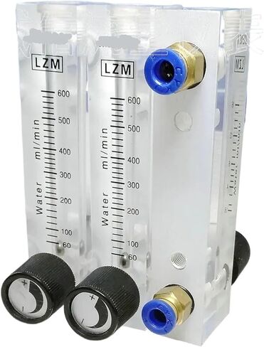 1-10 16-160 1.6-16 25-250 60-600ml Per Min LZM-6T Liquid Water Flowmeter Rotameter with Valve Push in 6/8/10/12mm Tube(10mm Push in,6-60ml Per Min) in Saudi Arabia