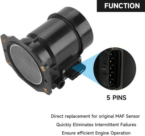 مستشعر تدفق الهواء الشامل - مستشعر MAF - متوافق مع Subaru Impreza 1993-1998 & Forester Base L S 2.5L H4-Gas 1998 - استبدال الجزء 22680-AA160 in Kuwait