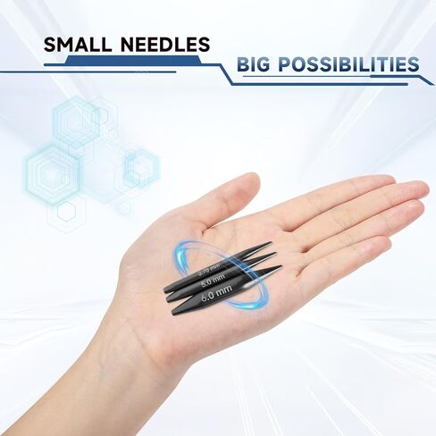 مجموعة إبر الحياكة الدائرية، 13 زوجًا من إبرة دائرية دائرية من الألومنيوم قابلة للتبديل للحياكة، تتضمن إبر الحياكة المعدنية المصنوعة من الألومنيوم 4 كابلات وإكسسوارات وحقيبة تخزين (ذهبي وردي) in Kuwait