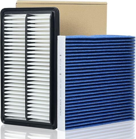 Engine & Cabin Air Filter Kit with Activated Carbon, Fit for Honda 2016-2022 Pilot, 2017-2025 Ridgeline, 2019-2025 Passport, 2016-2020 Acura MDX, Replace 172205J6A10, 80292SDAA01, CF10134, CA12061 in Saudi Arabia