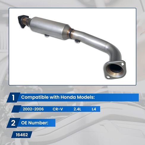 Catalytic Converter Compatible with Honda CRV CR-V 2007 2008 2009 2.4L L4 Catalytic Convertor Replacement 16462 (EPA Compliant) in Saudi Arabia