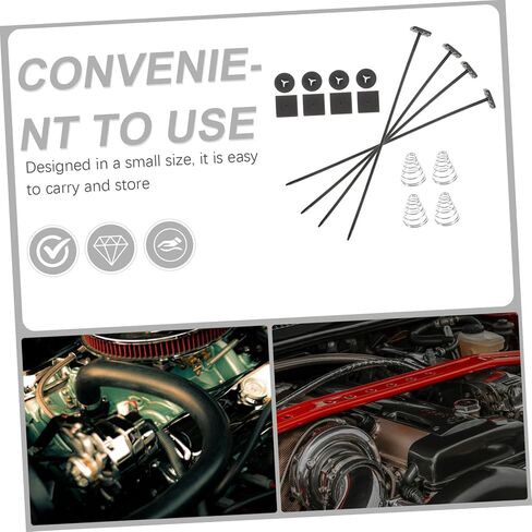 1set Automotive Air Conditioning Fan Mounting Kit Quick Release Skewer Easy Installation for Enhanced Cooling Efficiency Compatible Various Car Models for Upgrading Your Vehicle in Saudi Arabia