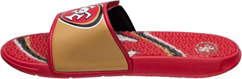 FOCO Washington Commanders NFL Mens Colorblock Big Logo Gel Slides - S in Saudi Arabia