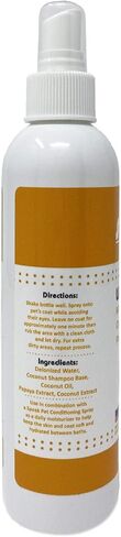 Speak Pet Products Natural Waterless Bath Spray, for Dogs, Tea Tree Relief, 8oz in Kuwait
