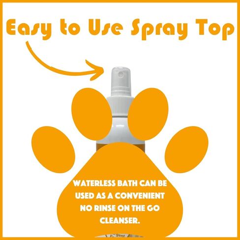 Speak Pet Products Natural Waterless Bath Spray, for Dogs, Tea Tree Relief, 8oz in Kuwait